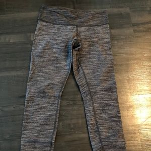 Lululemon grey wunder under pant